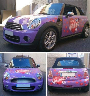 Rotulación coche Vitalínea